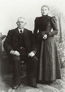 Jan Poppes Hommes en echtgenote